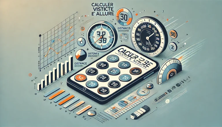 Calculer Vitesse et allure