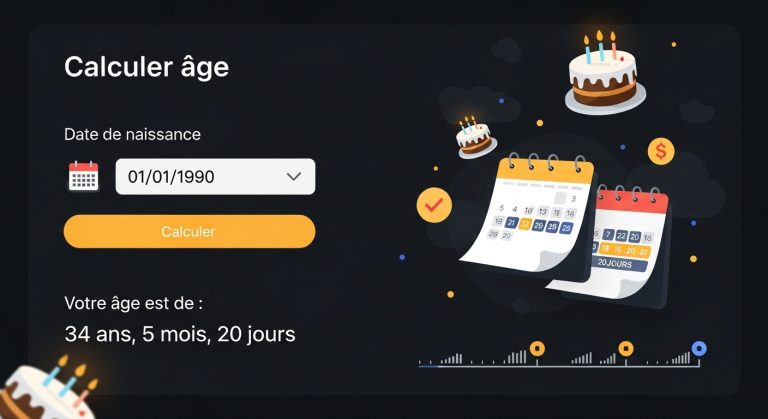 Calculer âge