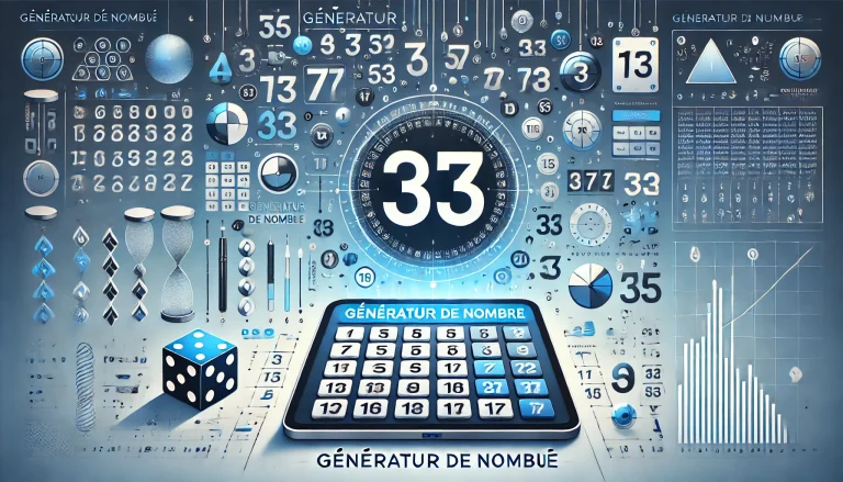 Générateur de nombre​