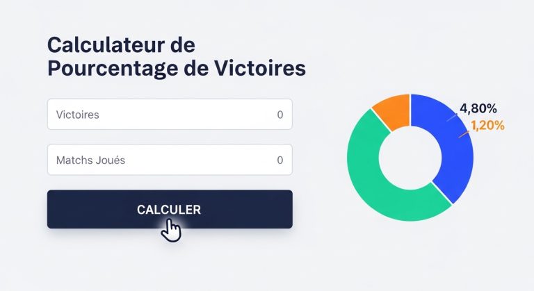 Calculateur de Pourcentage de Victoires