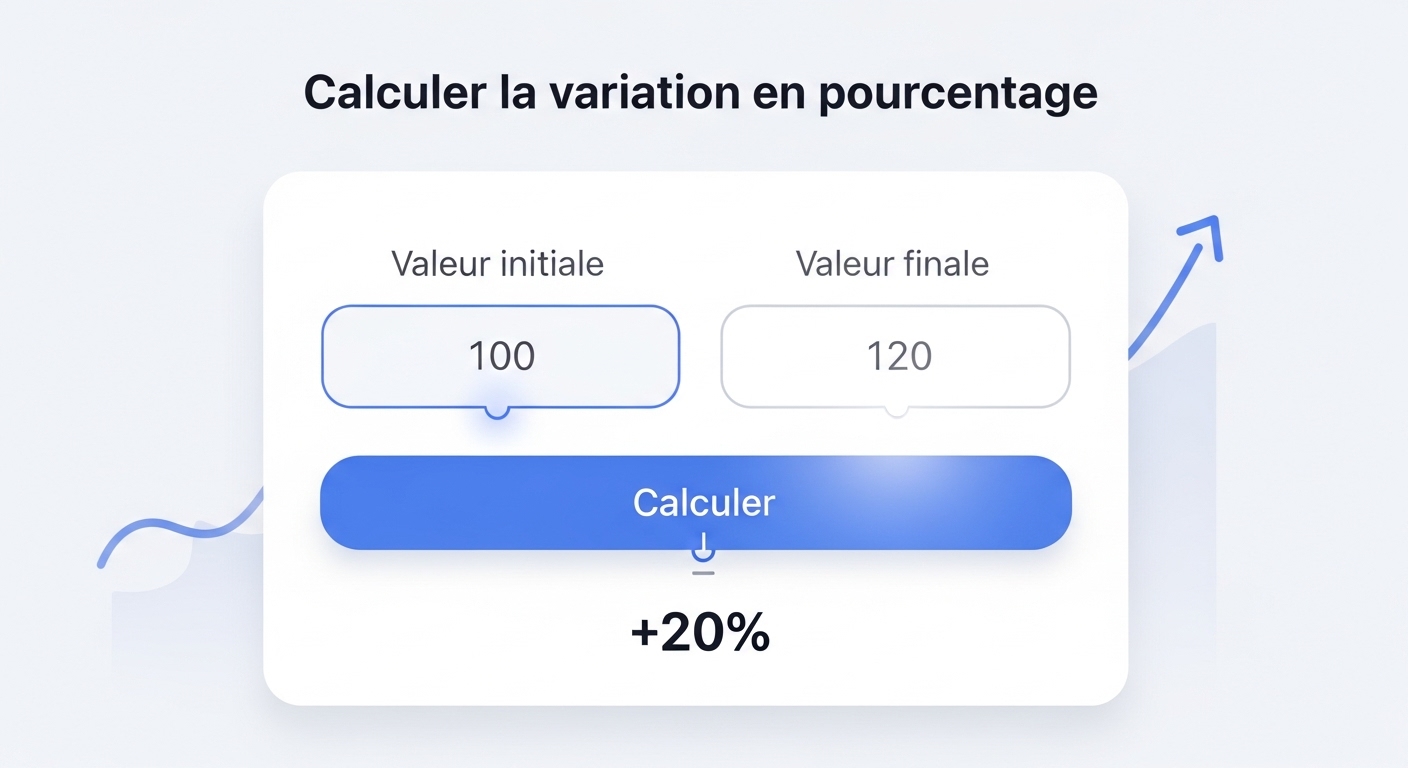 Calcul de Variation en Pourcentage