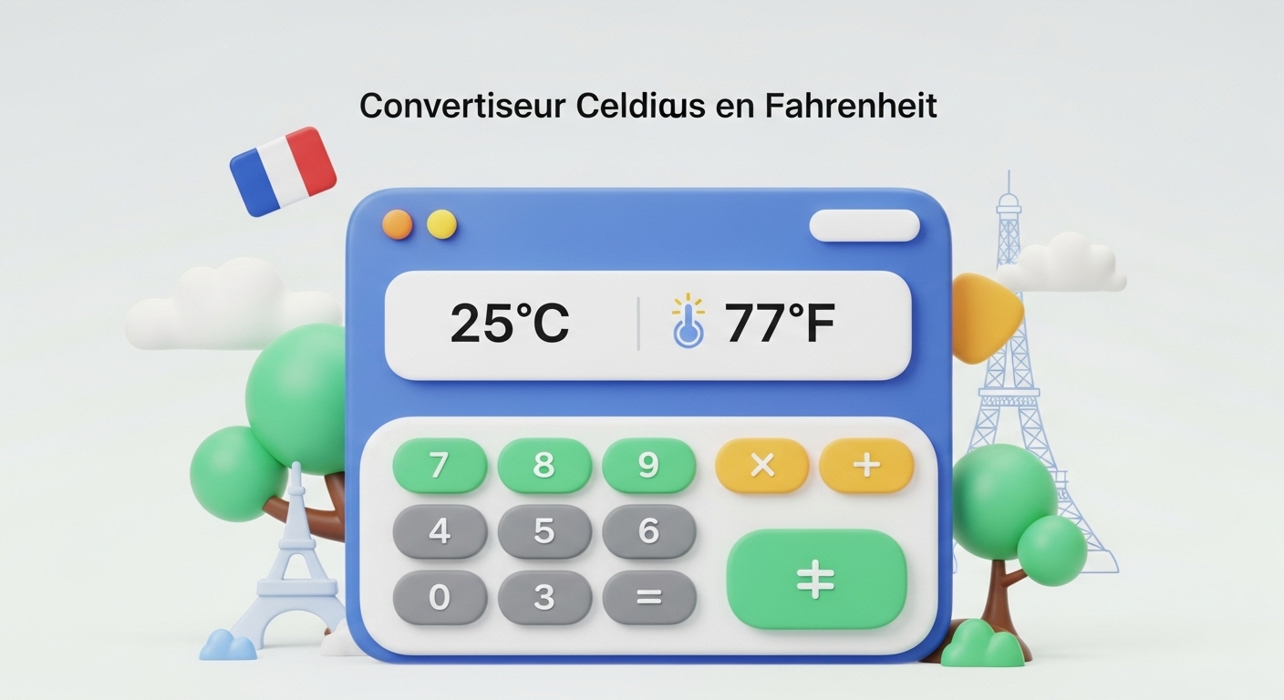 Convertisseur Celsius en Fahrenheit